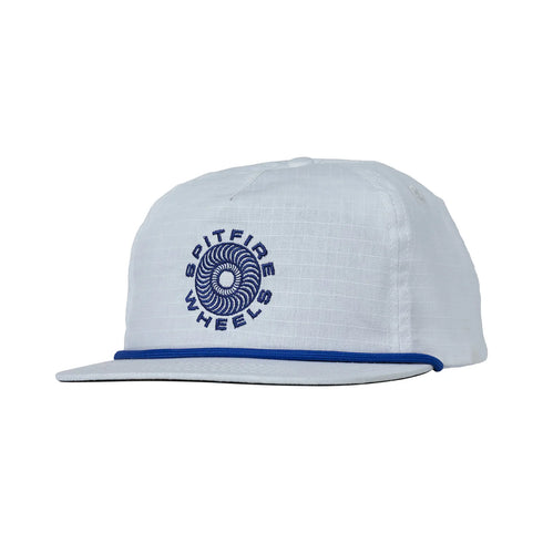 Spitfire - Classic 87 Swirl Snapback Hat (White/Blue)